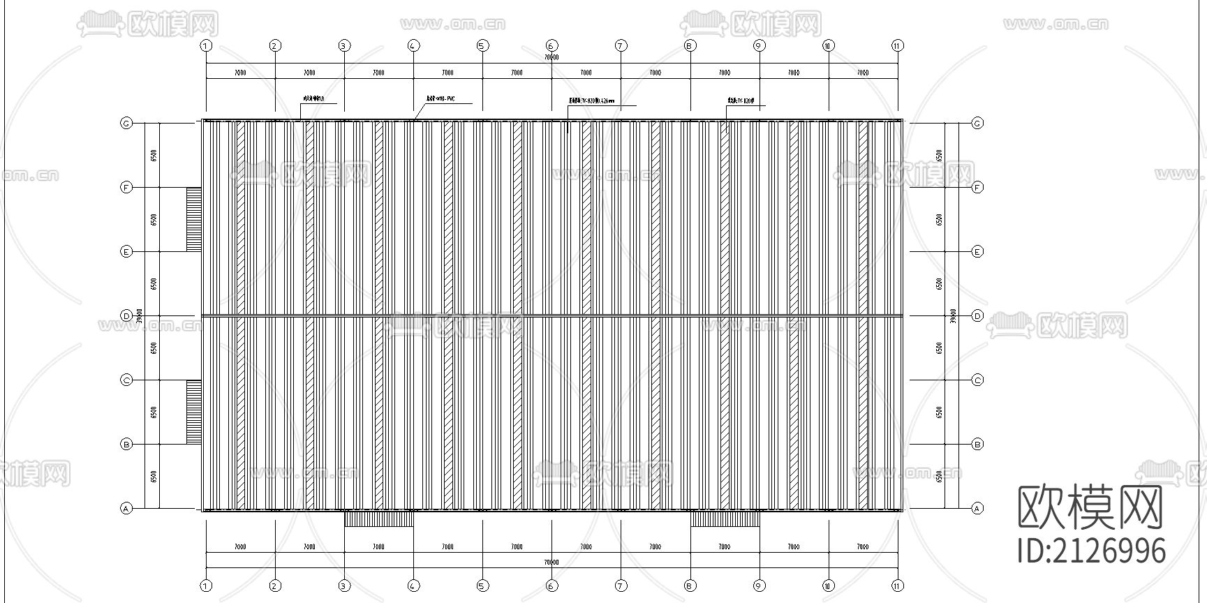 钢结构cad图纸下载（渲染图6）
