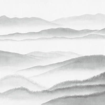  山水墙纸壁画 