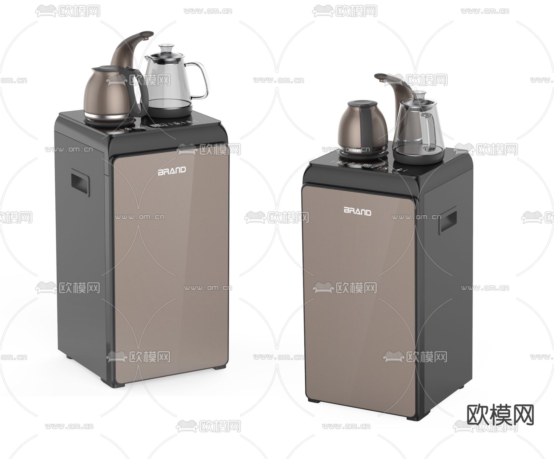 现代茶吧机3d模型下载