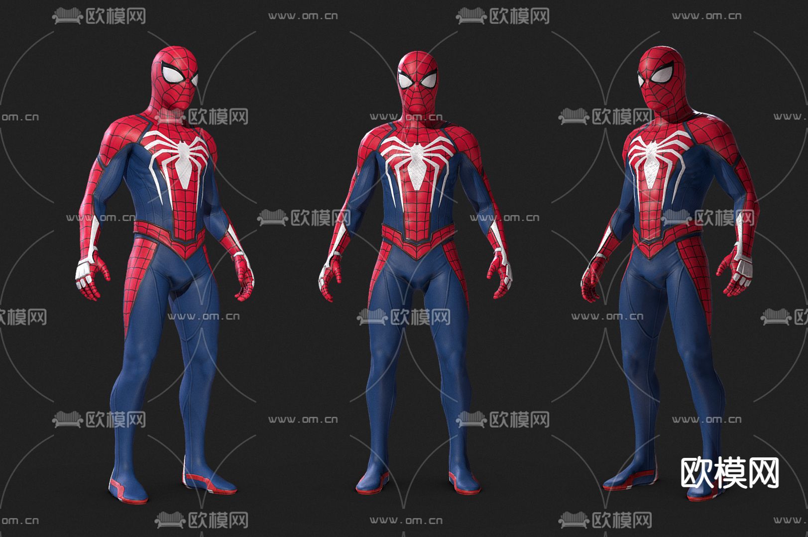 现代蜘蛛侠3d模型下载