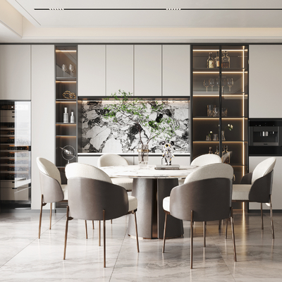 餐厅精选su模型合辑