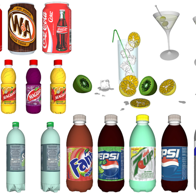  现代饮料su模型 