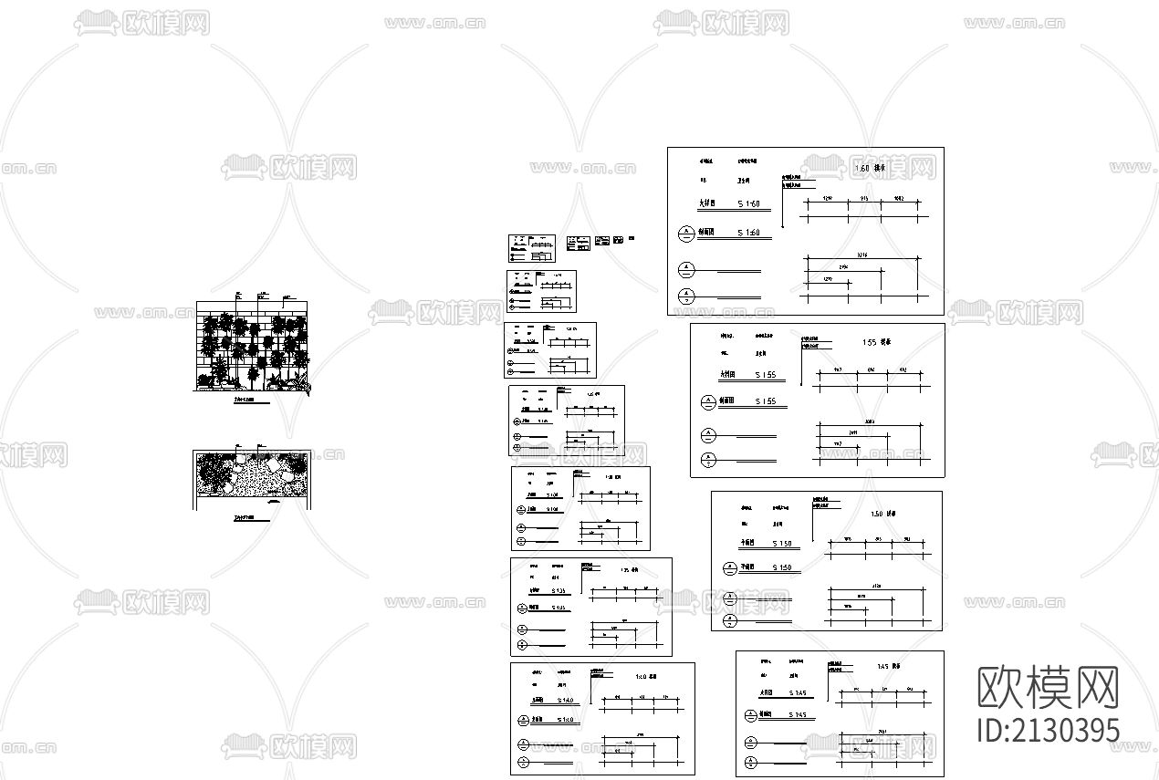 室内小景cad图库下载（渲染图1）