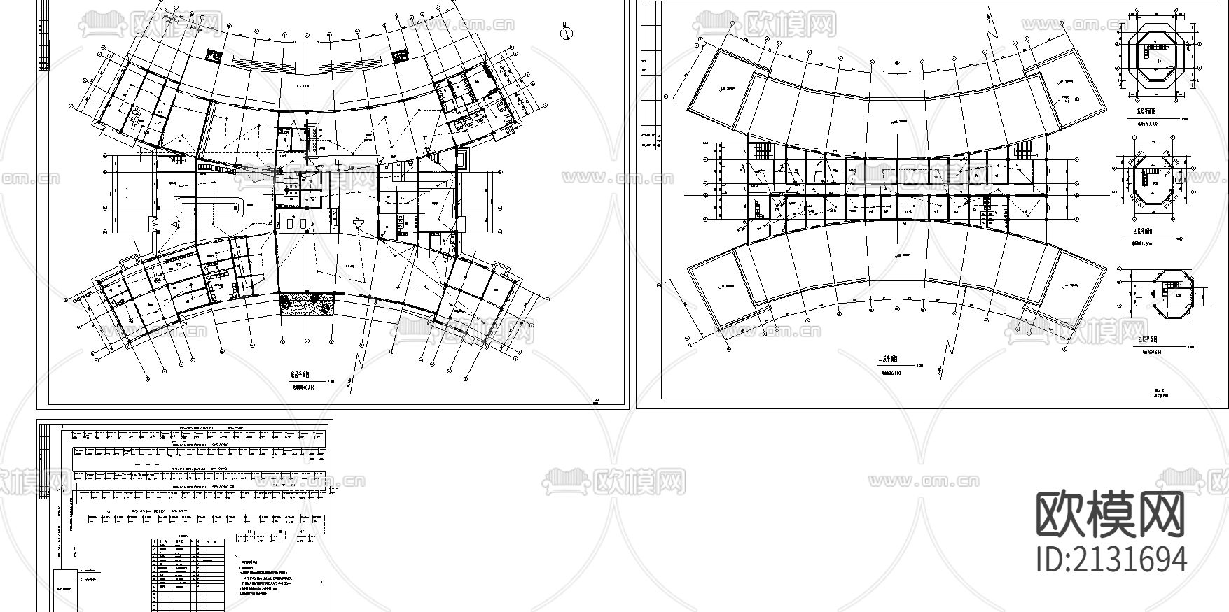 航站楼消防报警cad施工图下载（渲染图1）