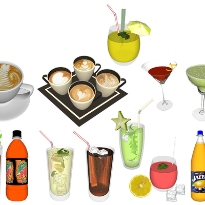  现代饮料su模型 