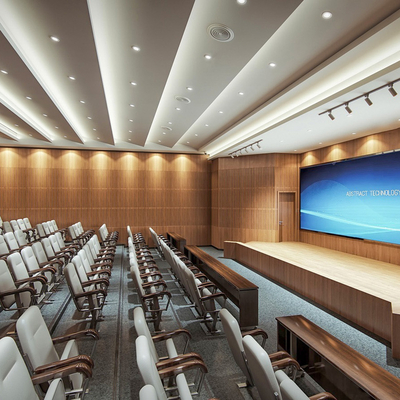  现代会议室报告厅su模型 