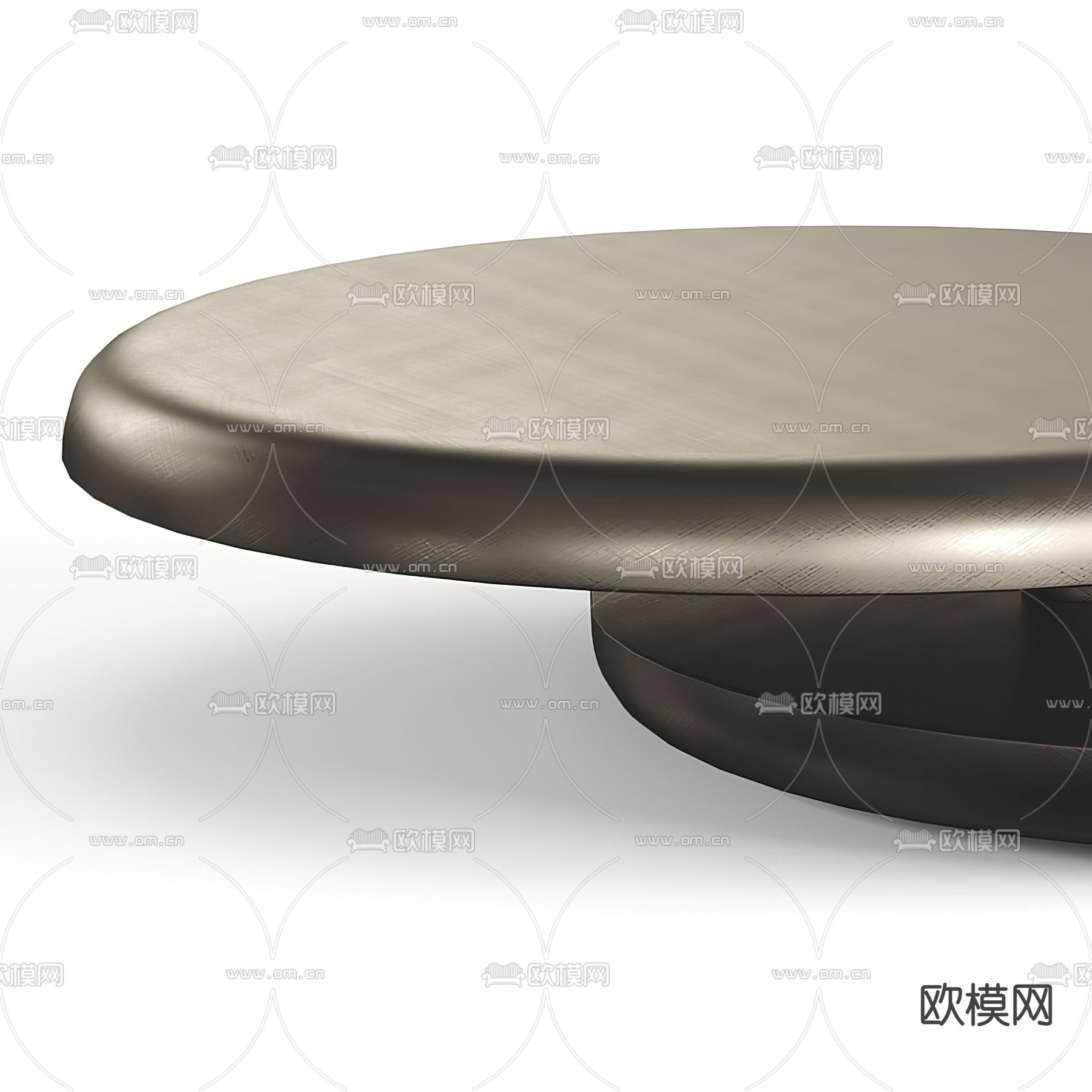 Cattelan Italia 现代金属茶几3d模型下载（渲染图2）