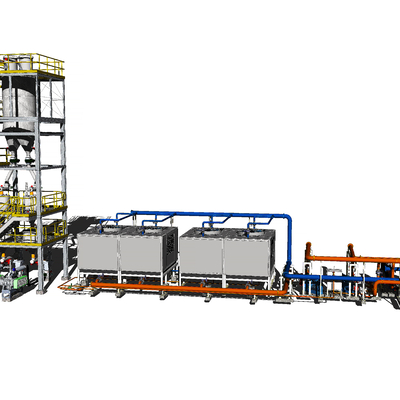  现代混凝土搅拌机su模型 