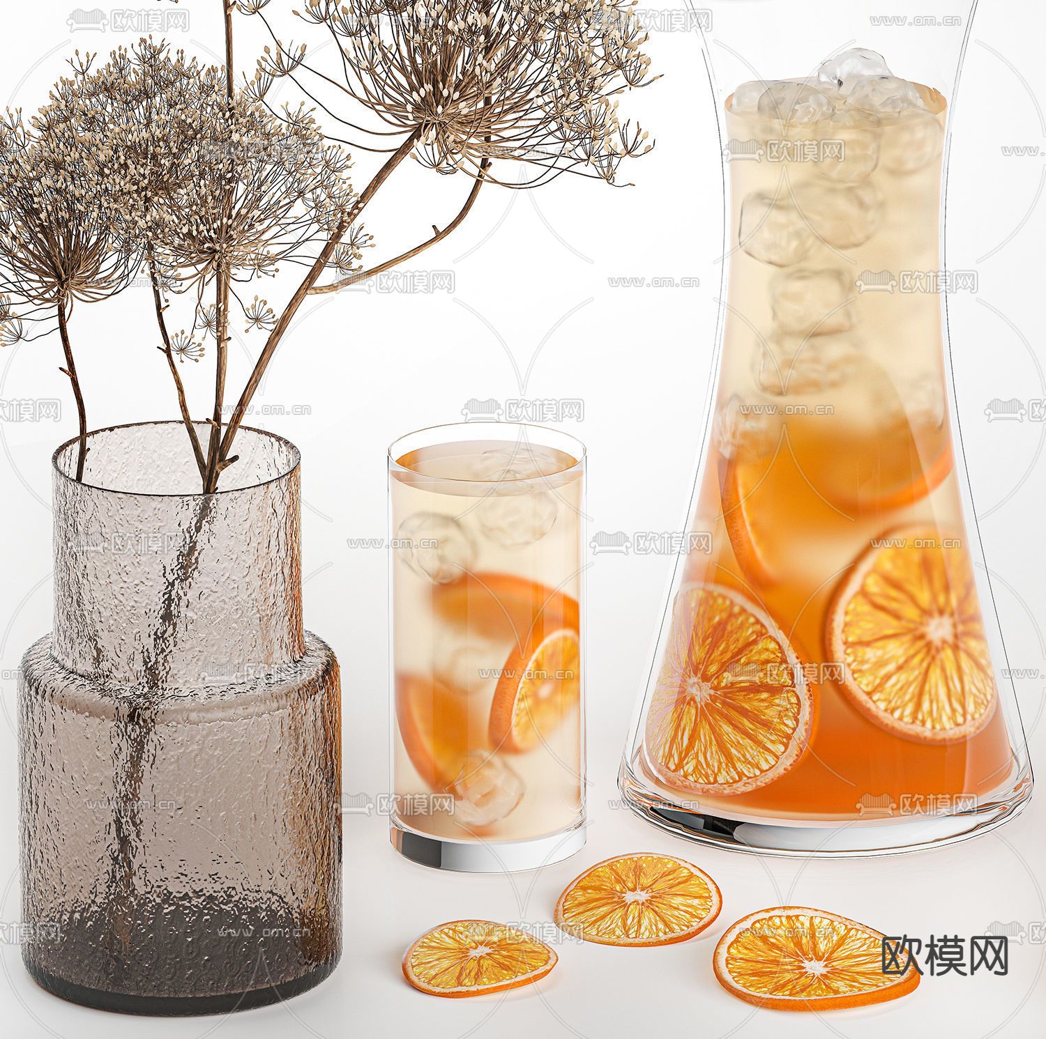 果汁饮料3d模型