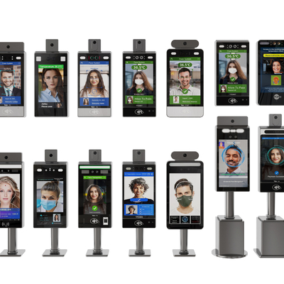  现代指纹机打卡机su模型 