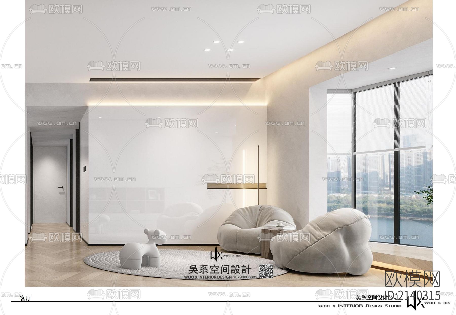 家装cad图纸下载（渲染图3）