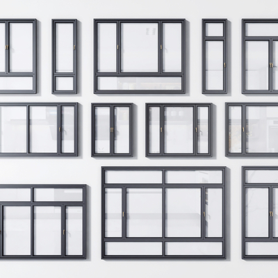 门窗精选su模型合辑