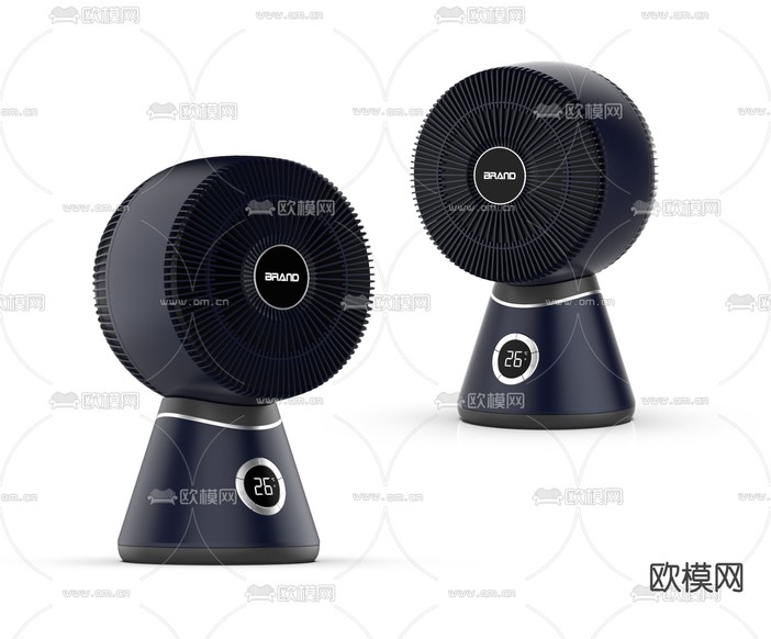 风扇循环扇3d模型下载