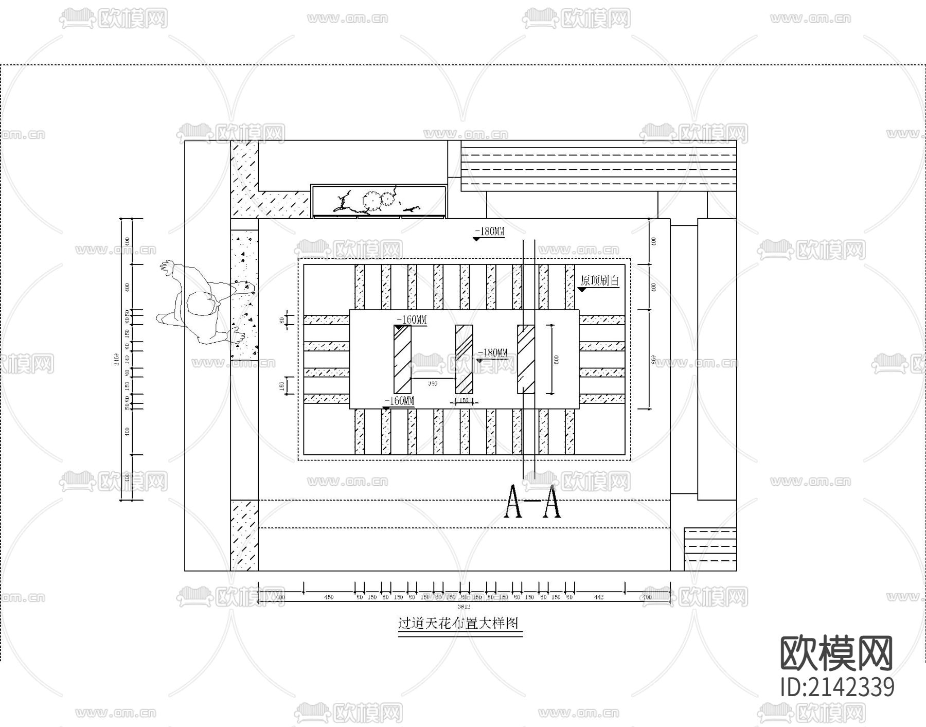 衣柜书桌立面全套cad图库下载（渲染图2）