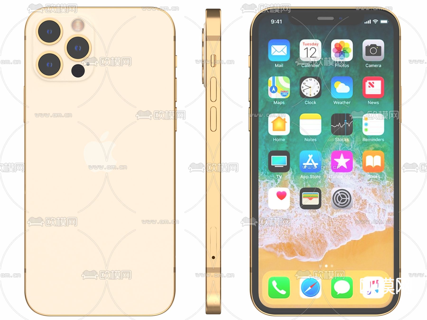 苹果手机 iPhone13 pro3d模型下载
