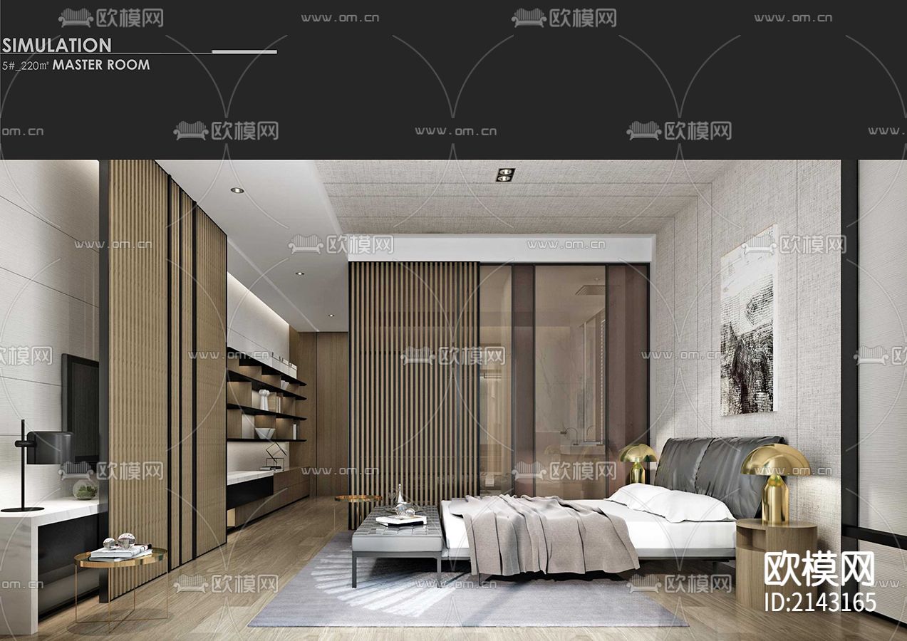 【李玮珉】融创•郑州中原壹号院CAD施工图下载（渲染图3）