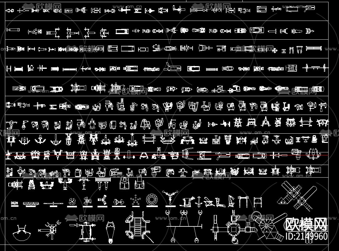 家居CAD图库下载（渲染图5）