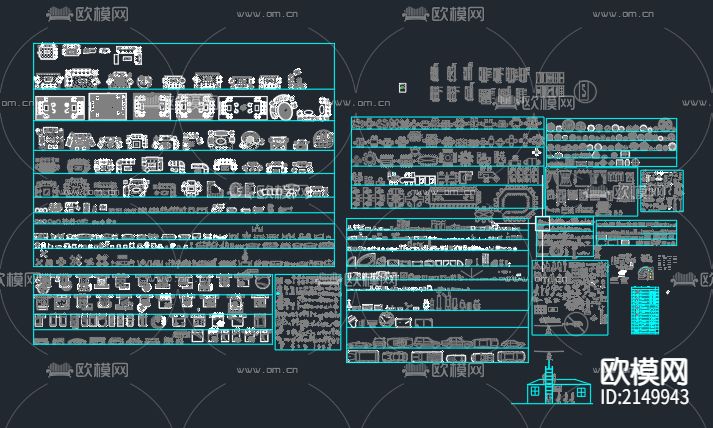 家具cad图库下载