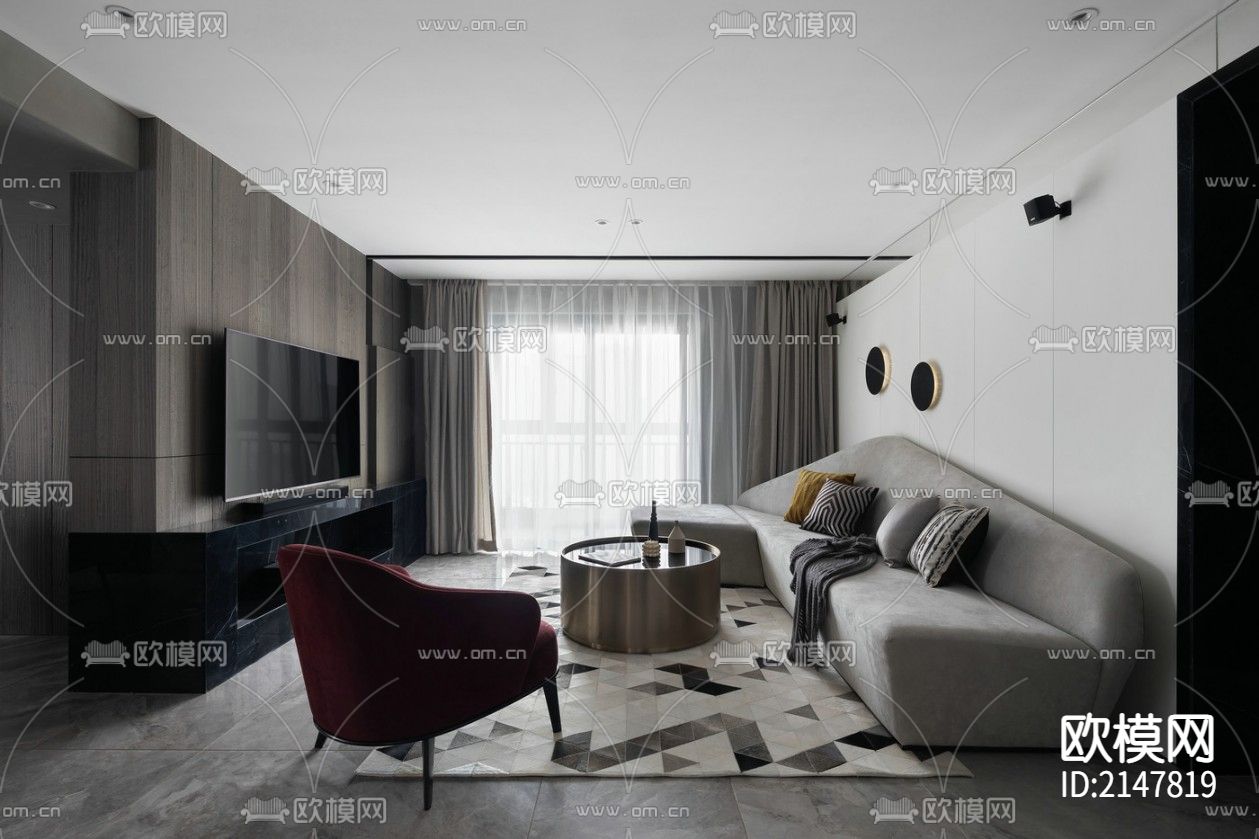 婺江三园CAD施工图下载（渲染图5）