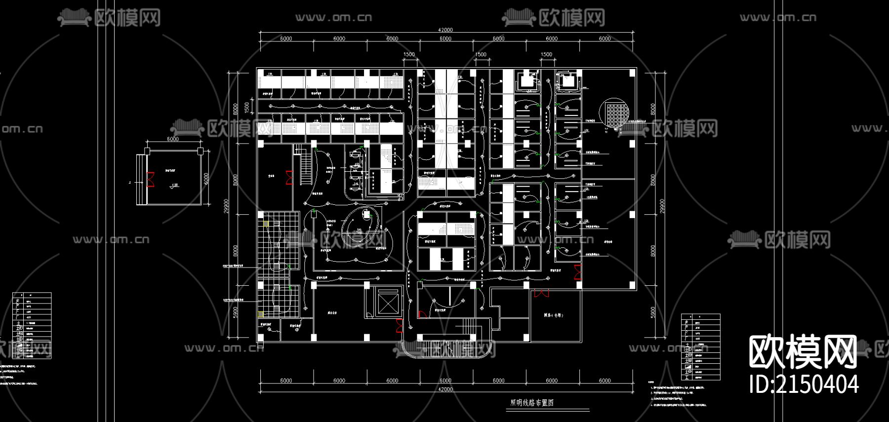 休闲中心cad施工图下载（渲染图2）