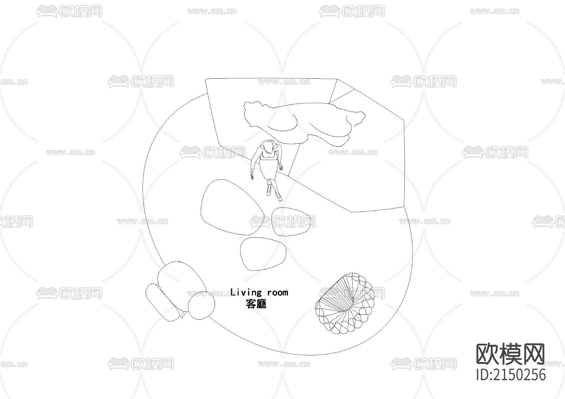 家具cad图库下载（渲染图3）