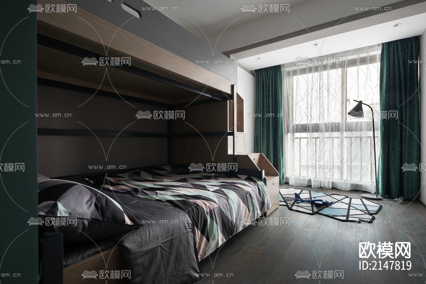 婺江三园CAD施工图下载（渲染图9）