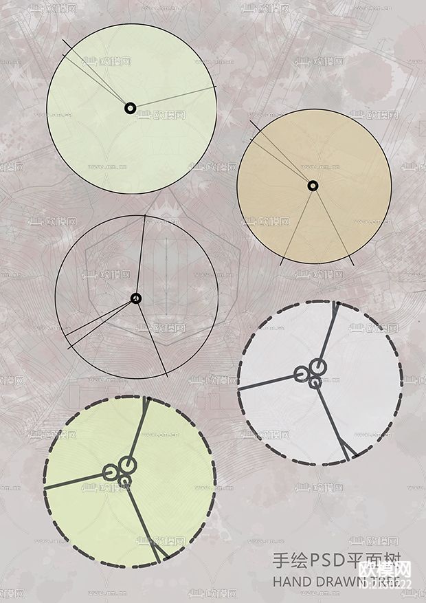 PSD+CAD平面树合集下载（渲染图2）