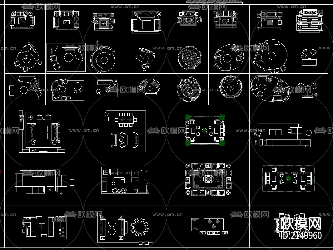 家居CAD图库下载（渲染图9）