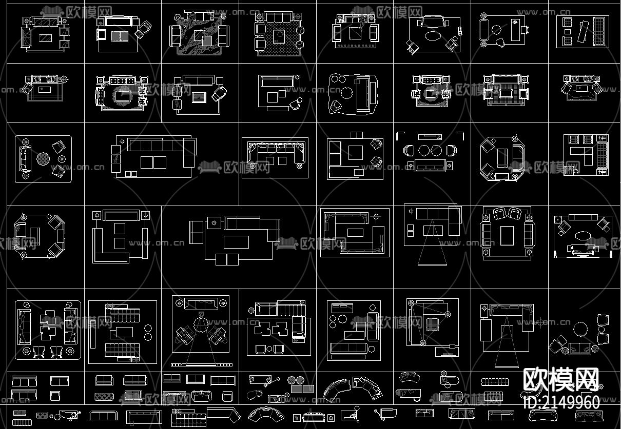 家居CAD图库下载（渲染图10）
