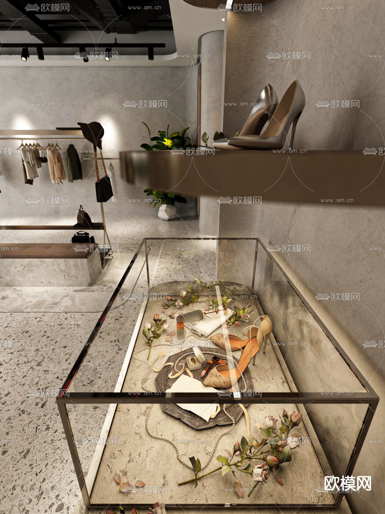 战后服装店3d模型下载（渲染图6）