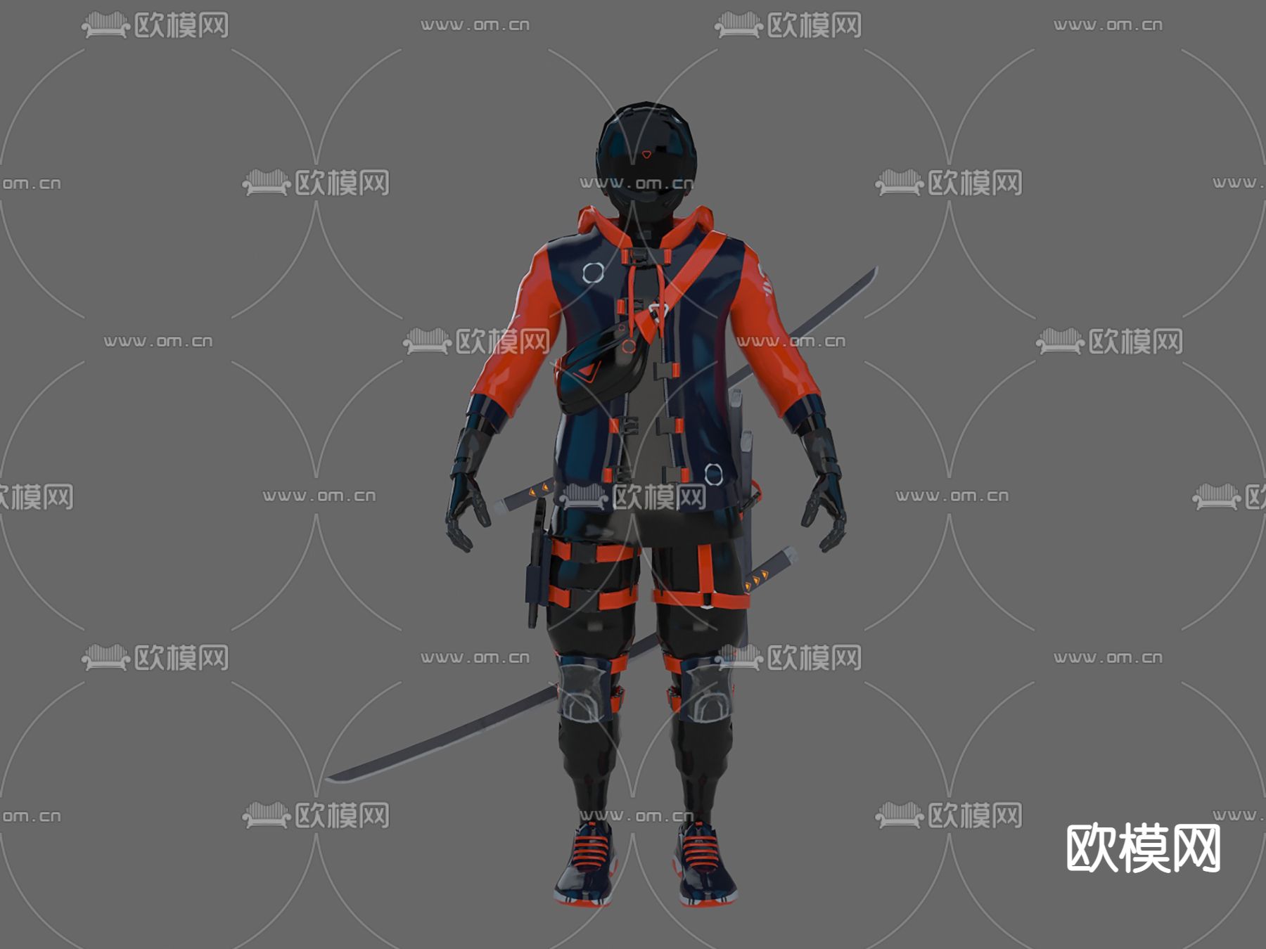 现代虚拟人物3d模型下载