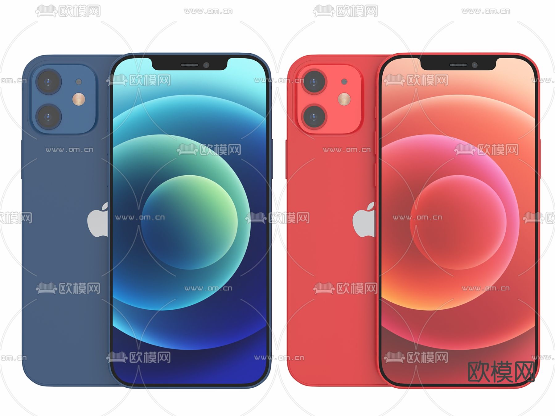 苹果手机3d模型下载