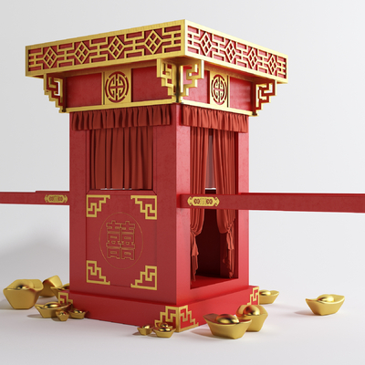 花轿轿子3d模型