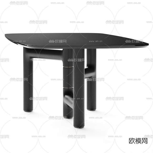Bonaldo 北欧餐桌3d模型下载(渲染图3)