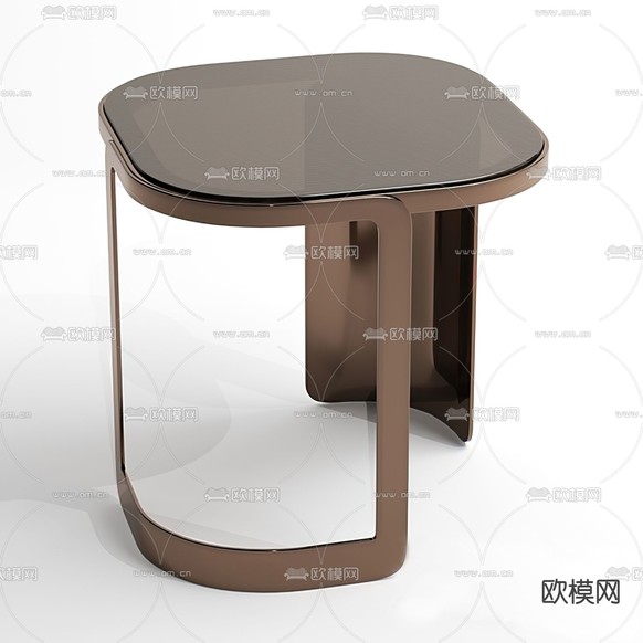 现代轻奢角几边几3d模型下载