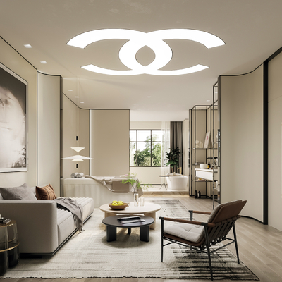 酒店香奈儿主题客房3d模型