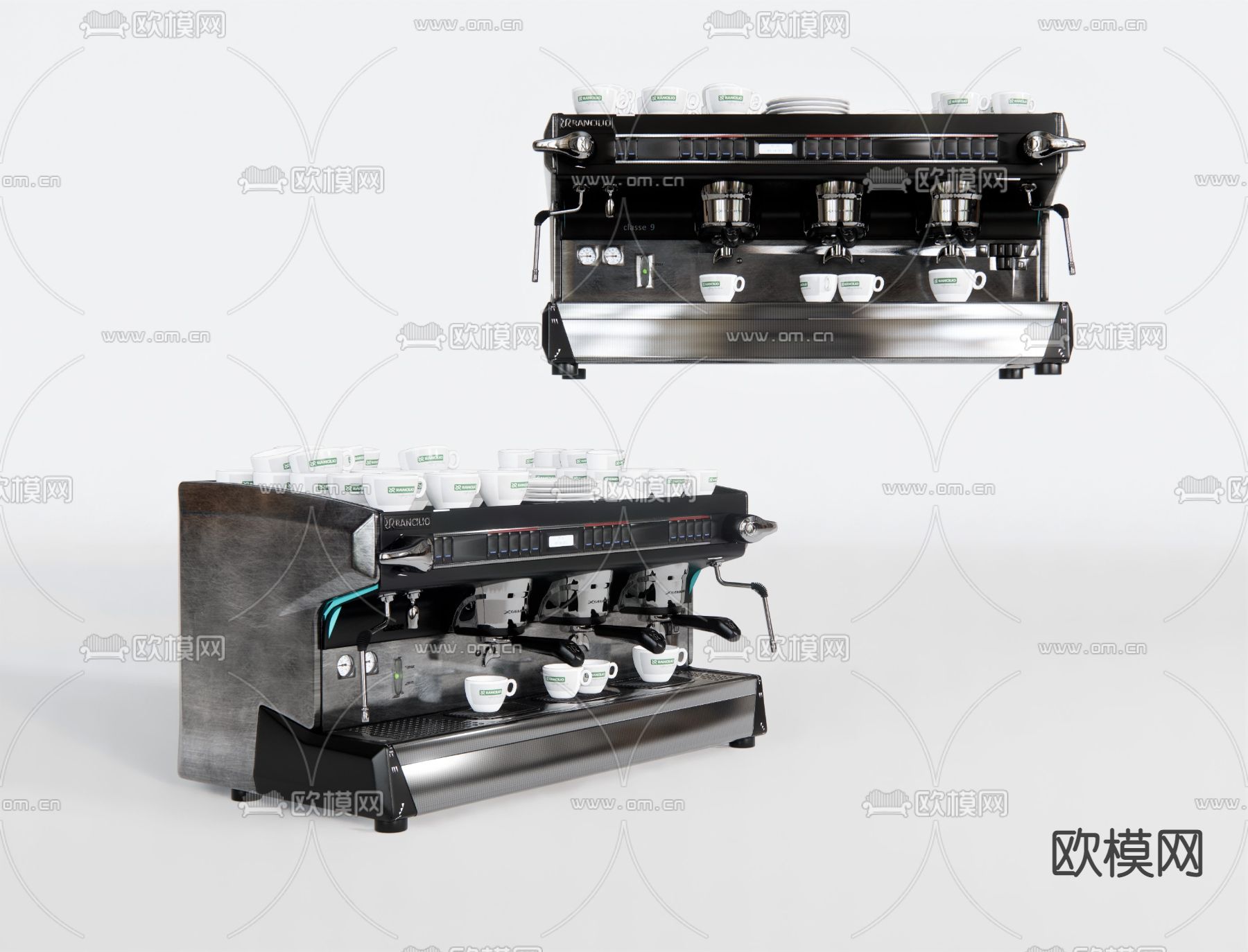咖啡机su模型下载（渲染图1）