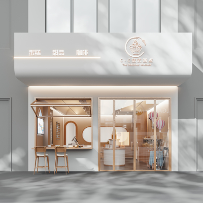 甜品面包店精选3d模型合辑