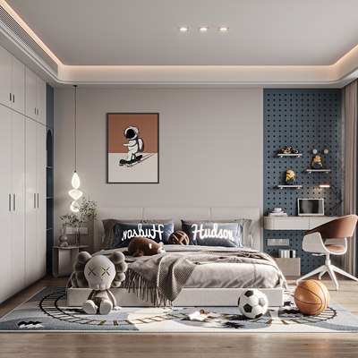 儿童房精选su模型合辑