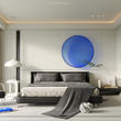 现代克莱因蓝卧室主人房3d模型