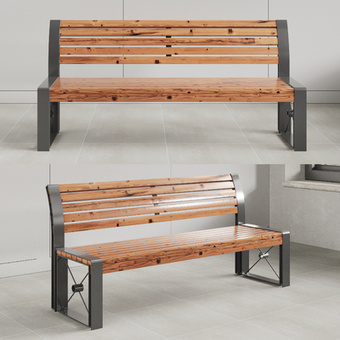 现代户外椅3d模型