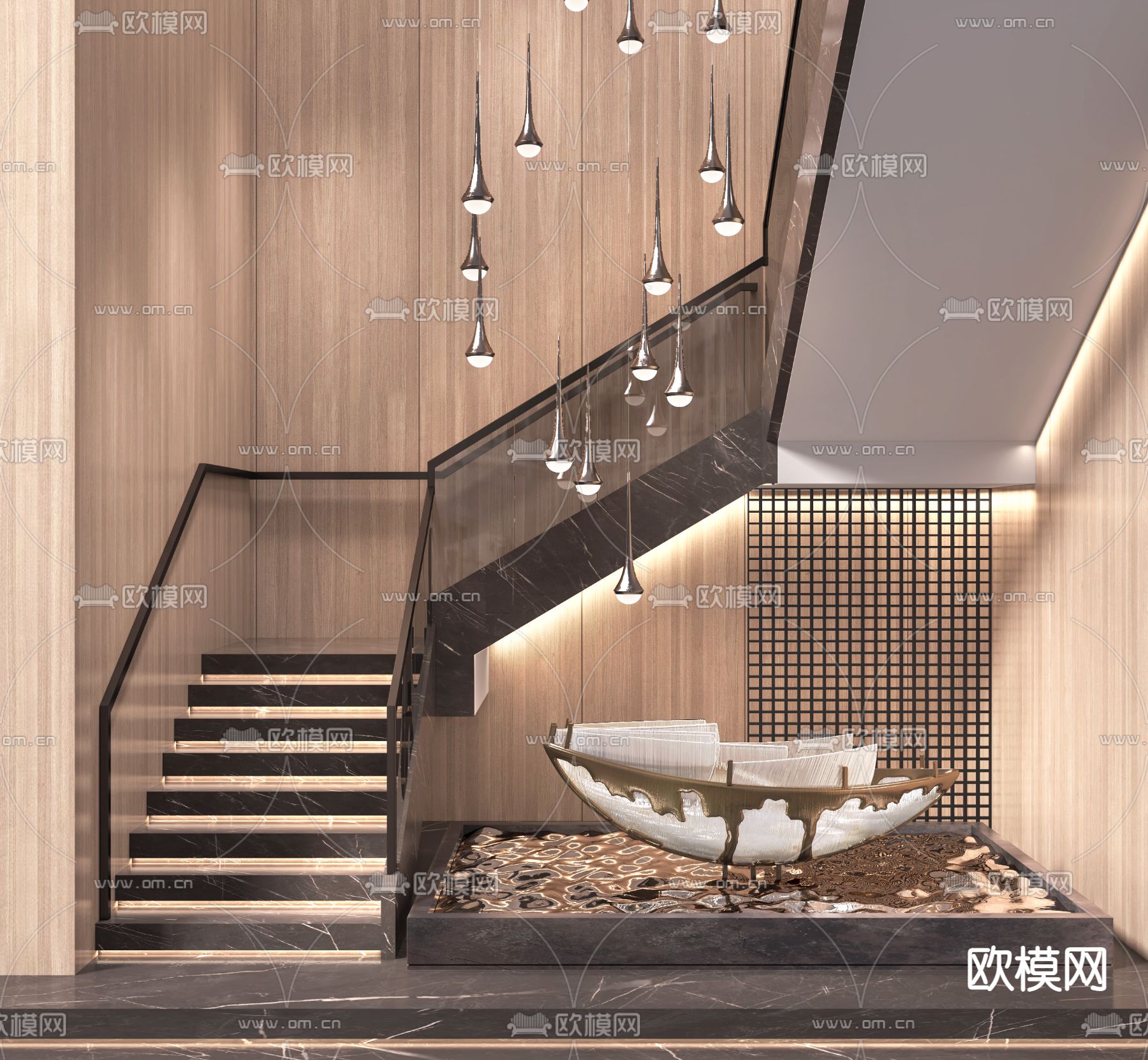 现代楼梯-上海装潢网