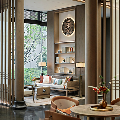 盘石设计 售楼处洽谈区