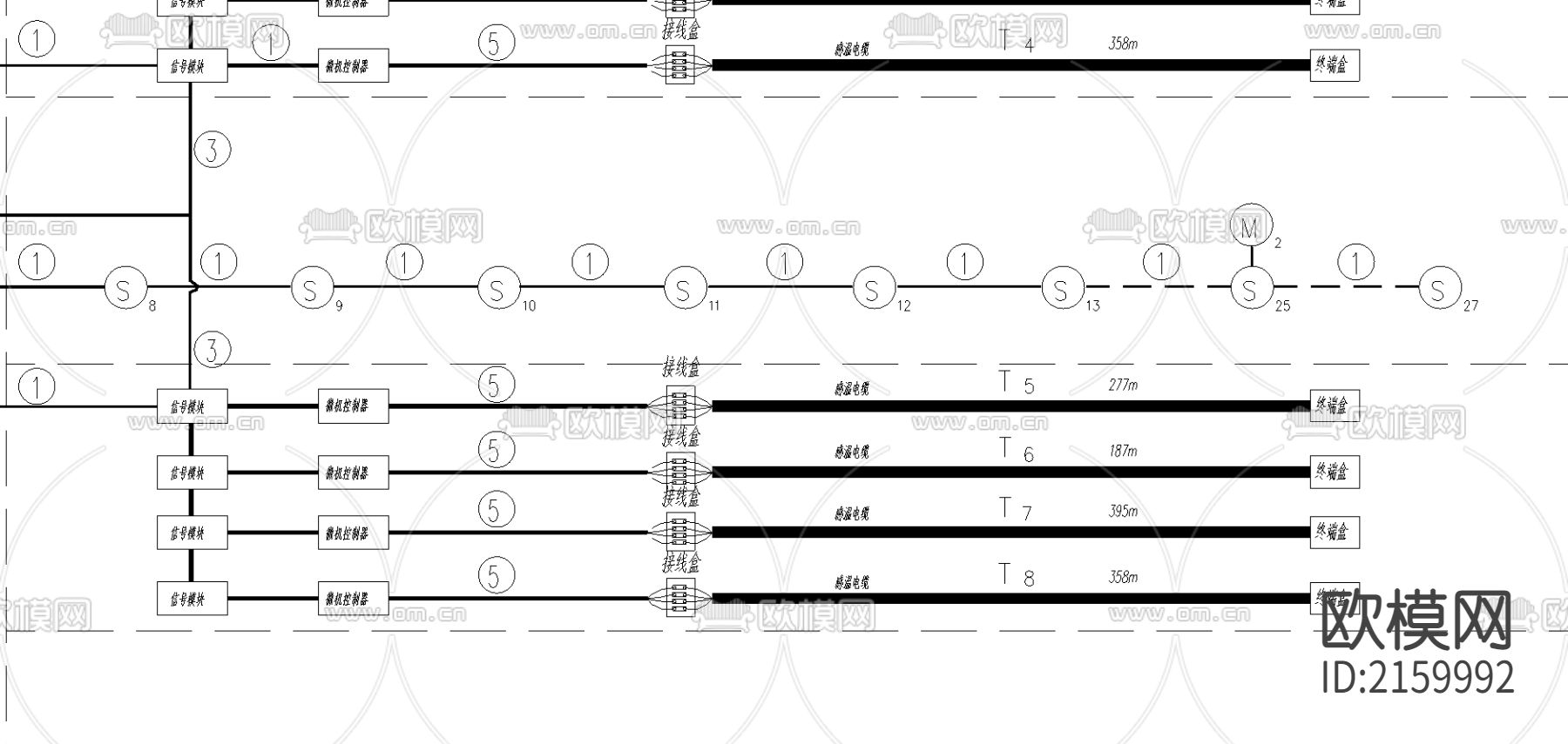 炼油装置火灾报警系统图节点大样下载（渲染图3）