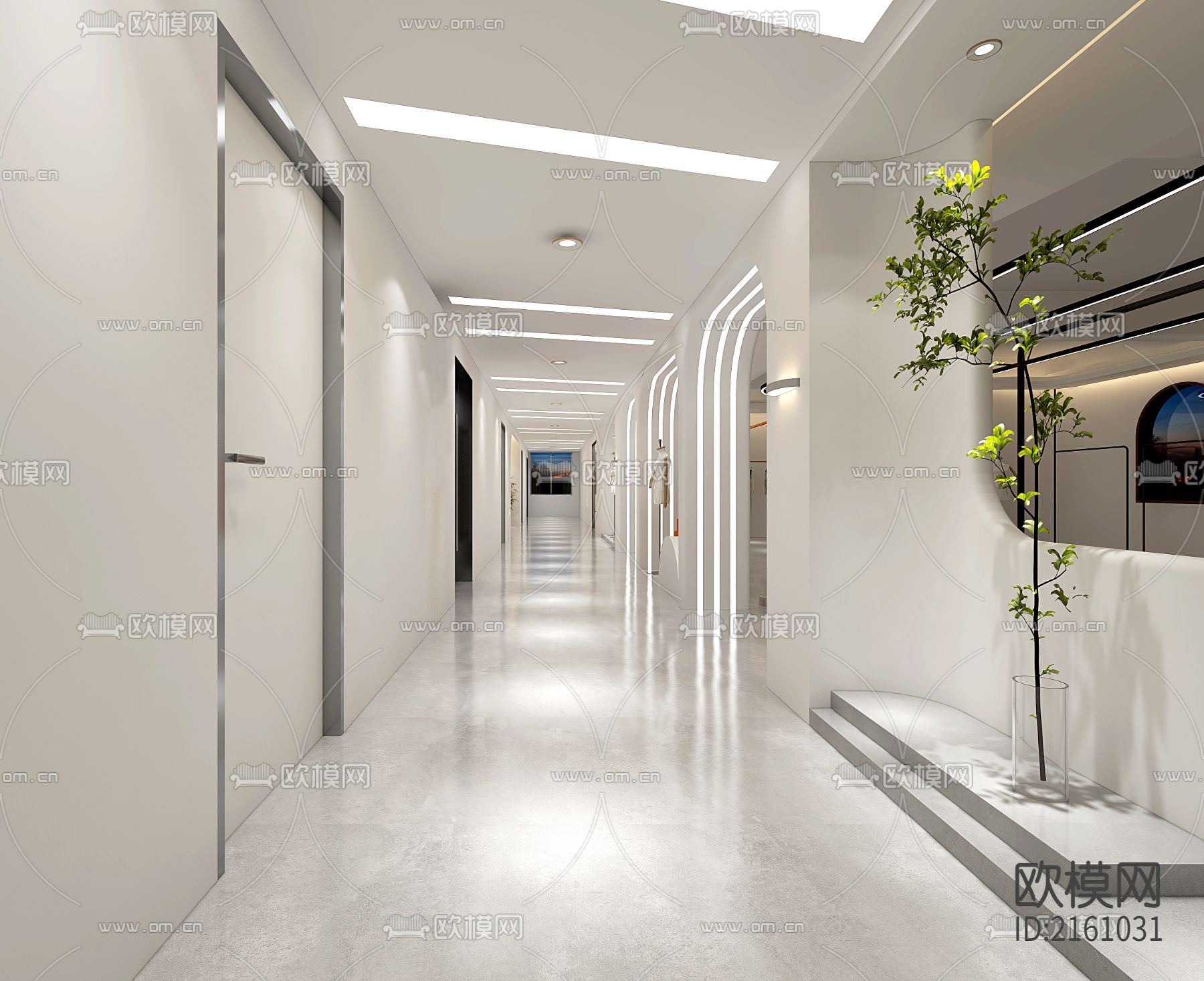 休闲区+网红卫生间CAD施工图下载（渲染图3）