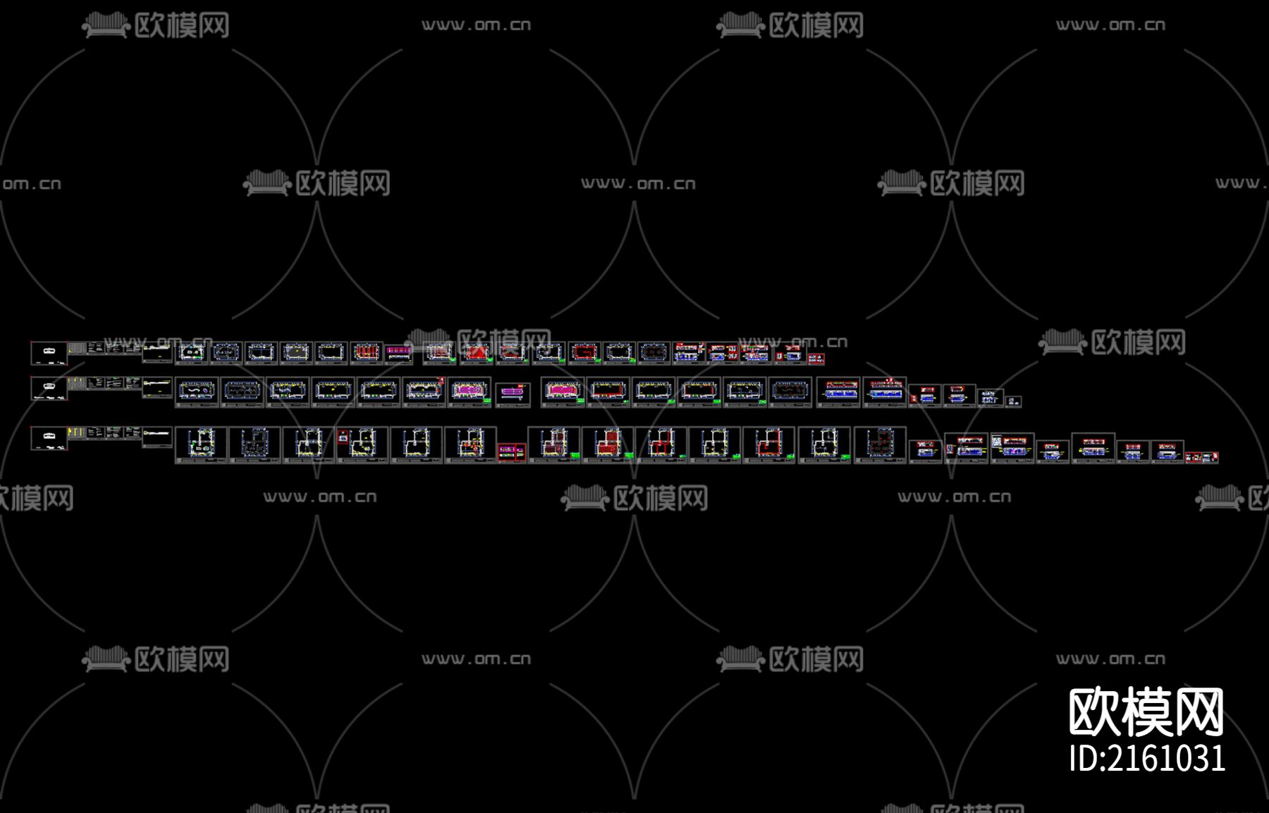休闲区+网红卫生间CAD施工图下载（渲染图4）