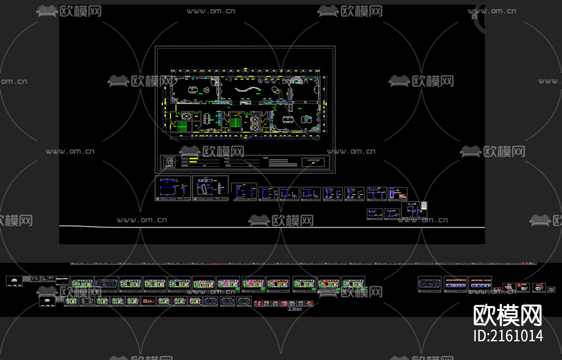 空间服装店直播间CAD施工图下载（渲染图6）