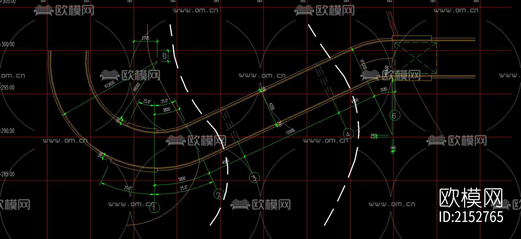 园桥节点大样图下载（渲染图1）