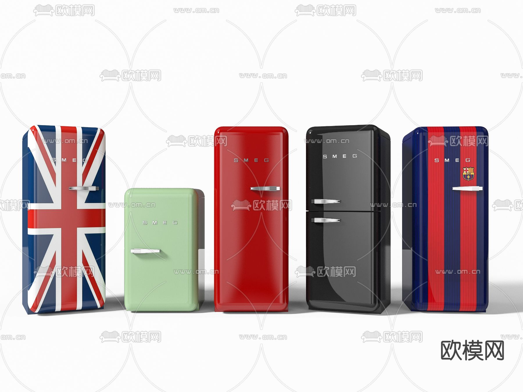 冰箱su模型下载（渲染图1）