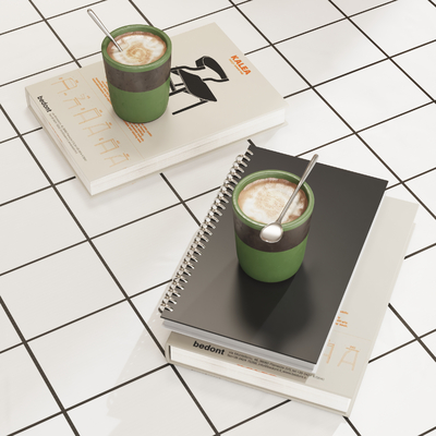  现代咖啡书本su模型 